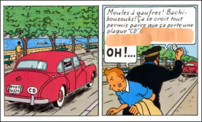 Celui-ci est entré dans le langage courant, mais est-ce Haddock qui l'aurait inventé ? Mystère...