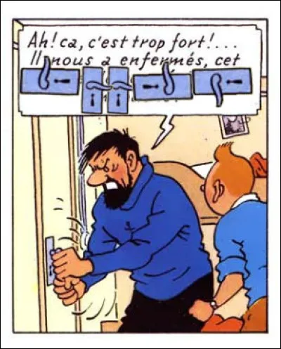 Le capitaine se bat contre les éléments et voici ce qu'il en résulte.