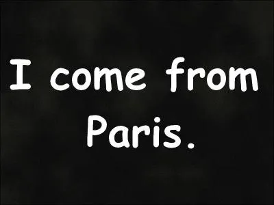 Traduire la phrase de l'image.