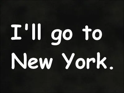 Traduire la phrase de l'image.