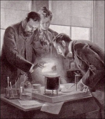 Quel est cet élément chimique en R, découvert par Marie et Pierre Curie en 1898, un métal alcalino-ferreux radioactif ?