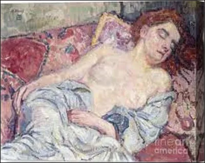''Nu sur un divan'' est une toile exécutée en 1907 par un pointilliste. Qui est l'auteur de cette peinture ?