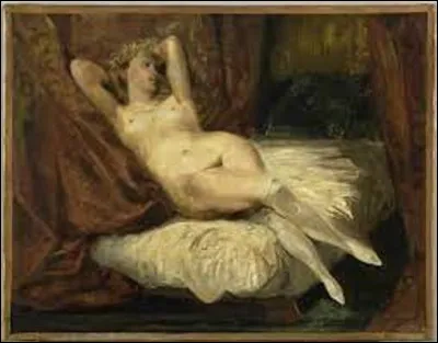 ''Femme couchée sur un divan'' ou ''La Femme aux bas-blancs'' est une toile romantique. Qui est l'auteur de ce tableau datant de 1825 ?