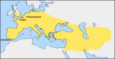 Les Hommes de Néandertal vivaient en petits groupes disséminés sur de vastes territoires. A combien de personnes est estimé le peuplement néandertalien dans toute l'Europe ?