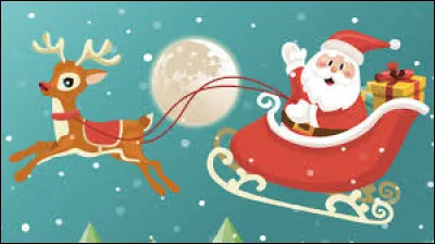 Le père Noël nous apporte les cadeaux...