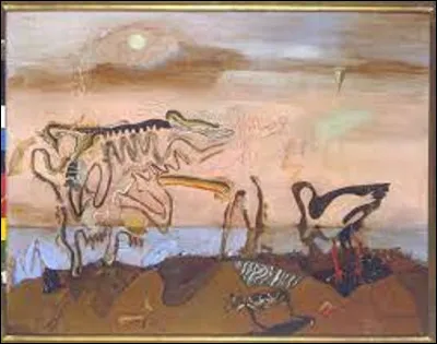 Parmi ces trois surréalistes, lequel a réalisé, en 1928, cette huile sur contreplaqué nommée ''La Vache spectrale'' ?