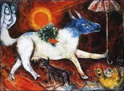 ''Vache avec parasol'' est un tableau datant de 1946. Quel membre de l'École de Paris a peint cette toile ?