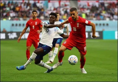 Cite le score final opposant l'Angleterre et l'Iran.