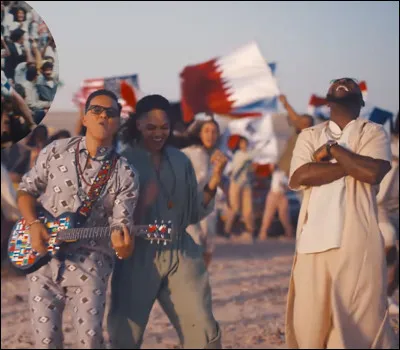 Sélectionne l'une des hymnes officielles de la Coupe du monde 2022.