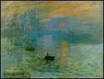 Qui a peint 'impression soleil levant' ?