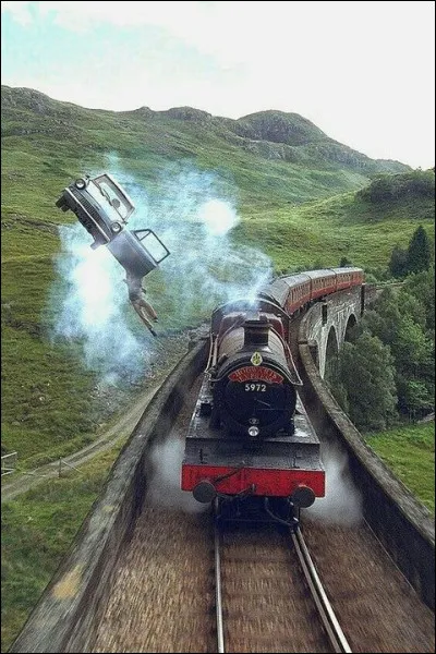 Quel train Harry prend-il pour aller à Poudlard ?