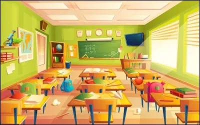 En classe, tu te mets...