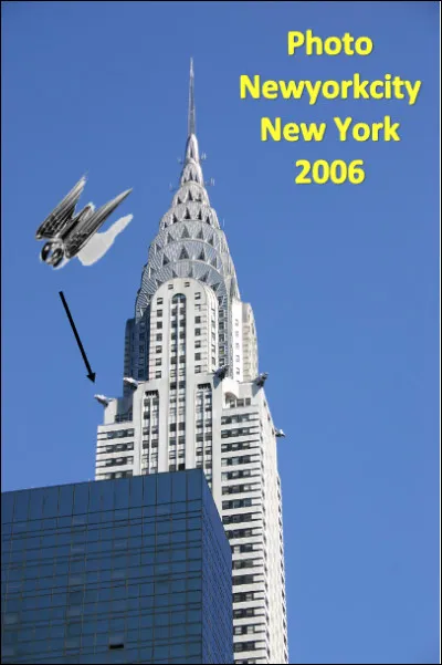 Quel est ce building en C, un gratte-ciel art-déco de New York datant de 1930 et haut de 319 m, construit par un pionnier de l'automobile avec une flèche en inox et 8 aigles qui sont le symbole de sa marque automobile ?