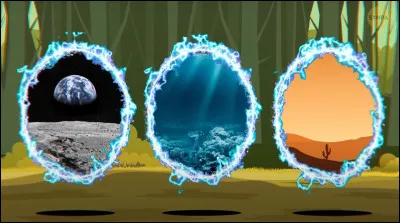 Quelle journée ! Tu décides de rentrer chez toi, mais trois portails mènent à un monde différent. Dans quels mondes inter-dimensionnels conduisent-ils ?