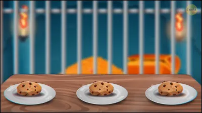 Tu as entendu parler dun trésor dans un centre commercial. Tu trouves ce trésor ; avant que tu puisse y entrer, une cage se referme, puis trois cookies se présentent devant toi.
 Le bon ouvrira la cage du trésor :