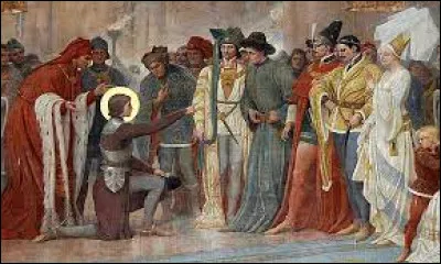 Sa rencontre avec une jeune pucelle de Domrémy va changer le destin de la France. Il mènera avec elle la reconquête, boutera les Anglais hors de France, et se fera sacré Roi à la Cathédrale de Reims. La première rencontre en 1429 entre Charles VII et Jeanne d'Arc est souvent décrite comme une scène mythique et miraculeuse. Quel seigneur de Vaucouleurs avait fourni une escorte à Jeanne d'Arc afin qu'elle se rende à Chinon pour rencontrer le souverain ?