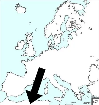 Quel est le pays pointé sur la carte ?