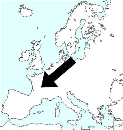 Quel est le pays pointé sur la carte ?