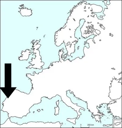 Quel est le pays pointé sur la carte ?