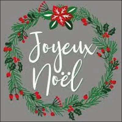 Maintenant, petit tour en Allemagne ! Comment les personnes de ce pays diraient-ils ''Joyeux Noël'' ?