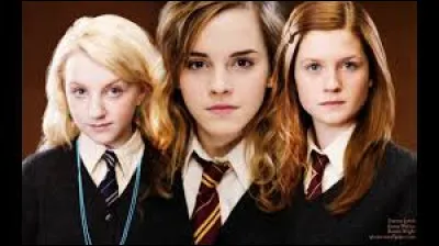 Dans quelle célèbre saga apparaissent les personnages Hermione, Luna et Ginny ?