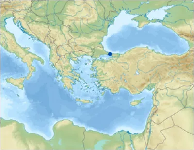Apollonios de Rhodes, dans ''Les Argonautiques'', inscrit résolument son récit dans la géographie du monde réel. Quelles mers sont séparées par le détroit cité ci-dessus ?