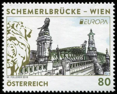 Autriche > C'est un autre canal qu'enjambe le "Schemerlbrücke" à Vienne : mais sur quel cours d'eau ?