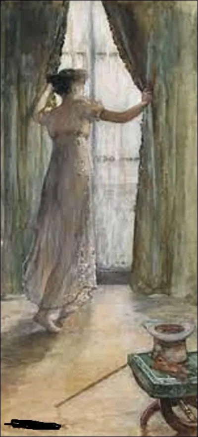 Et on clôt ce deuxième volet et cette série en cherchant un portraitiste. De ces trois membres de ce courant artistique, lequel a immortalisé cette dame, sur sa toile intitulée ''Jeune femme debout, vue de dos, devant une fenêtre'' ?
