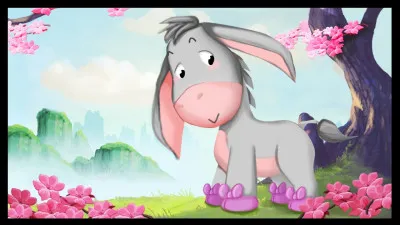 À quelle partie de son corps l'âne a-t-il bien mal ?