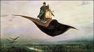 De ces trois symbolistes russes, lequel a exécuté, en 1880, cette toile nommée ''Le Tapis volant'' ?