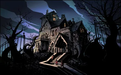 Quelle actrice est à l'écran dans le film "La Maison de l'horreur" ?