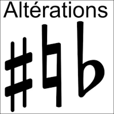 Il augmente la note d'un demi-ton.