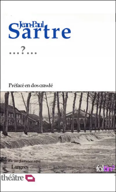 Créée en 1969, c'est la dernière pièce de l'auteur : quel est son titre ?