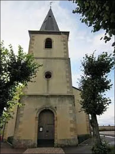 Vous avez sur cette image l'église Saint-Maurice, à Bruville. Village de l'arrondissement de Briey, il se situe dans le département ...