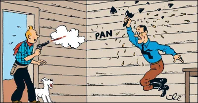 Dans quel pays se situe Tintin lors de sa poursuite contre Bobby Smiles ?