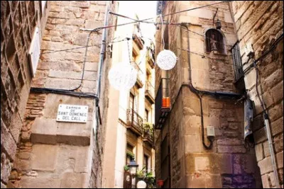 Comment se nomme le quartier juif près de l'ancien port de Barcelone ?