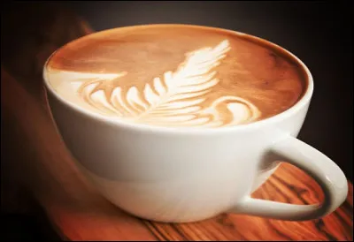 Et à présent, un café "espresso" avec du lait pour enrichir votre goûter en même temps que les sucreries du dessus !