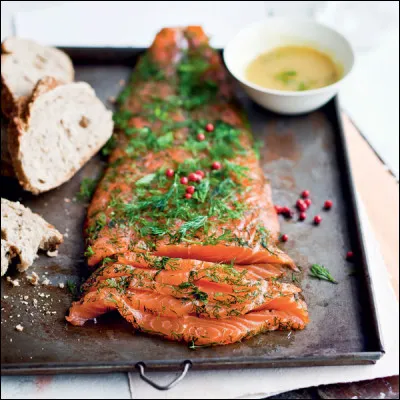 Ferlie la gourmande, tout comme moi, adore le saumon ! Il est mariné et parfumé à l'aneth. C'est une préparation culinaire d'origine nordique. Quelle est son appellation ?