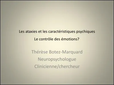 Comment te définit-on ?