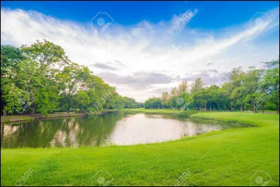 Puis vous finissez le petit-déjeuner. 
Inès : "Ça m'a donné soif !" 
Valentin : "Et où tu veux qu'on trouve de l'eau ? !" 
Kenzo : "Suivez-moi. Je connais un bon endroit !" 
Vous suivez Kenzo. Après cinq minutes de marche, vous arrivez à un parc. 
Kenzo : "Venez ! Il y a un lac pas loin. C'est par là !" 
Puis vous arrivez devant un grand lac. Par terre, tu vois une petite sacoche. Que fais-tu ?