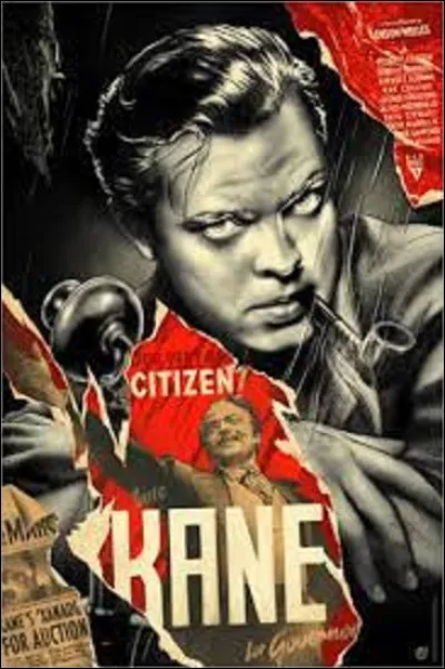 Cinéma : 
Quel est le nom du réalisateur du film dramatique ''Citizen Kane'', sorti en 1941, où le personnage principal se nomme Charles Foster Kane ?