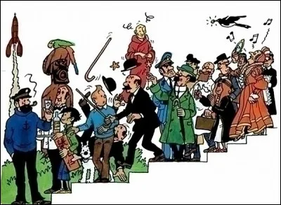 Quel personnage de Tintin porte une redingote verte et un chapeau-melon assorti ?