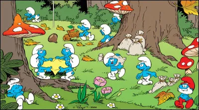 Dans ''Schtroumpf vert et vert Schtroumpf'', les petits êtres bleus se disputent sur la bonne utilisation du langage schtroumpf. Comment la querelle a-t-elle débuté ? Doit-on dire...