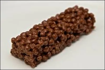 Barre de céréales au chocolat en poudre et au lait, c'est...