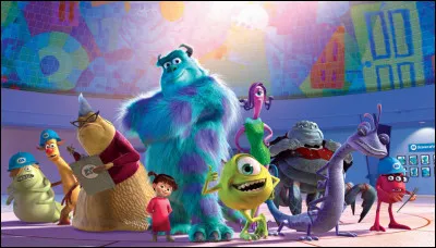 Dans quel film d'animation, sorti en 2001, retrouve-t-on Sulli et Bob, ayant pour mission d'effrayer les enfants pour apporter de l'énergie à la ville de Monstropolis ?