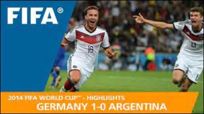 Qui a marqué l’unique but lors de la finale de la Coupe du Monde 2014 face à l’Argentine ?