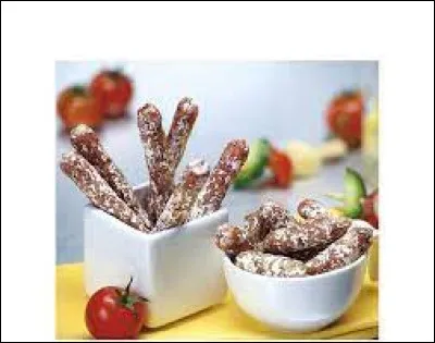 Comment s'appelle le saucisson sec de la marque Justin Bridou ?