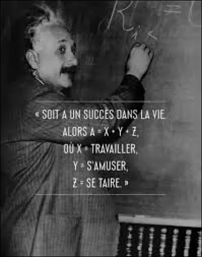 Quelle est sa formule la plus connue ?