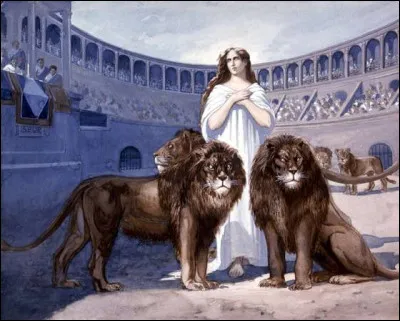 Quelle sainte a été livrée aux fauves à Lyon au cours du IIe siècle ?