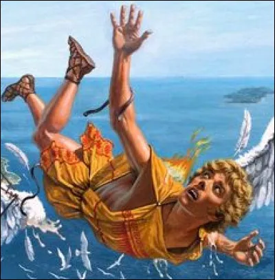 Cet inconscient n'écoutera pas les conseils de son père Dédale et s'y brula les ailes. Qui est-il ?